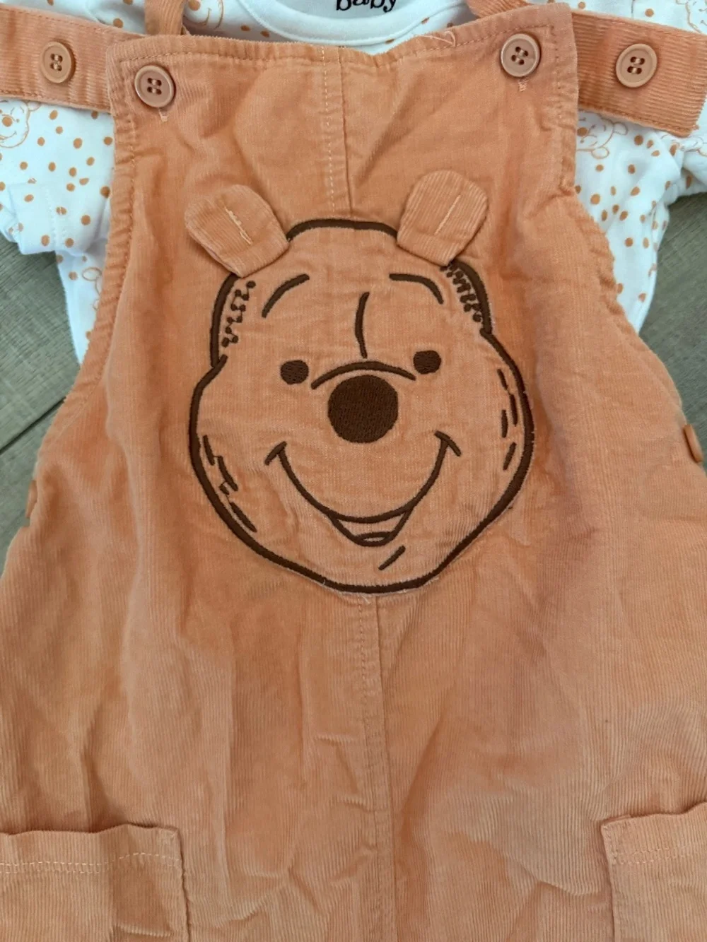 Disney Baby Winnie the Pooh Overalls & Onesie Set – 12-18 Months